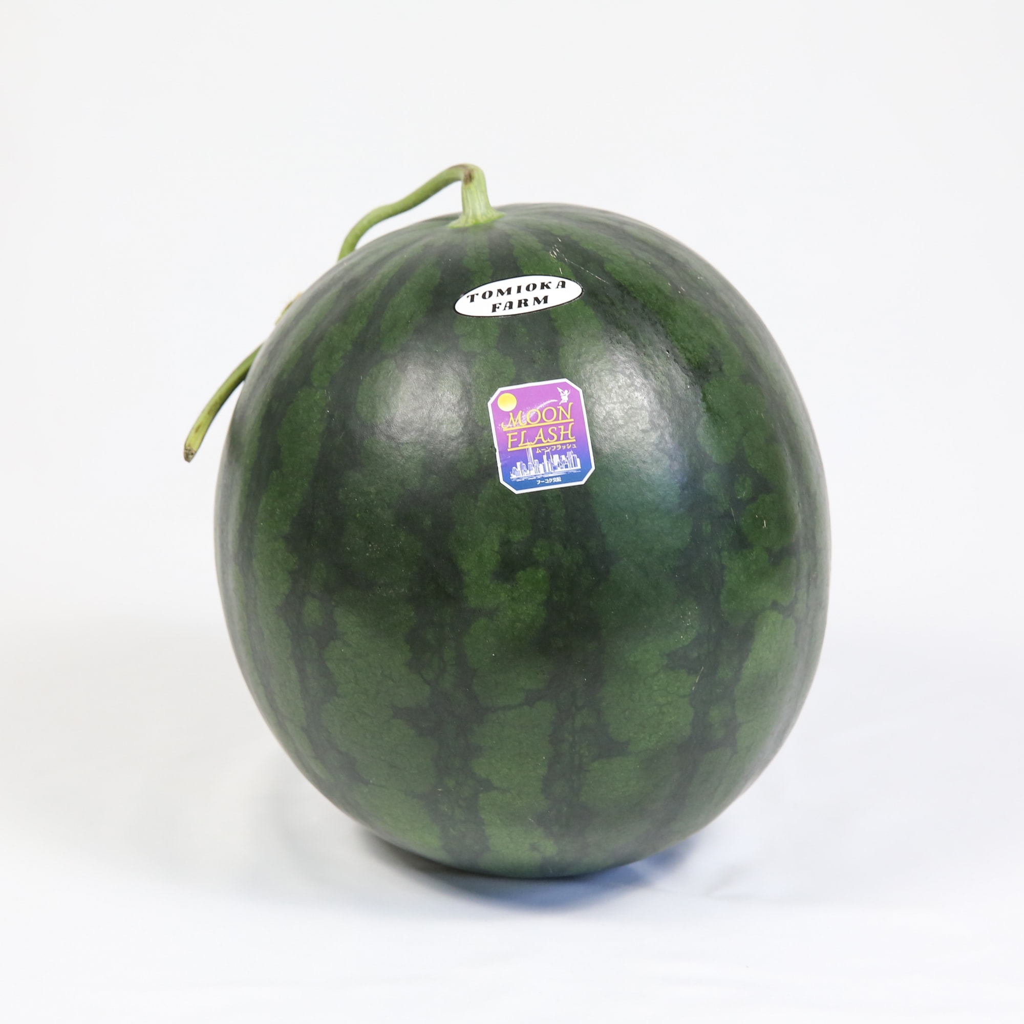 熊本県産　とみおか農園の大玉スイカ「ムーンフラッシュ」約８ｋｇ