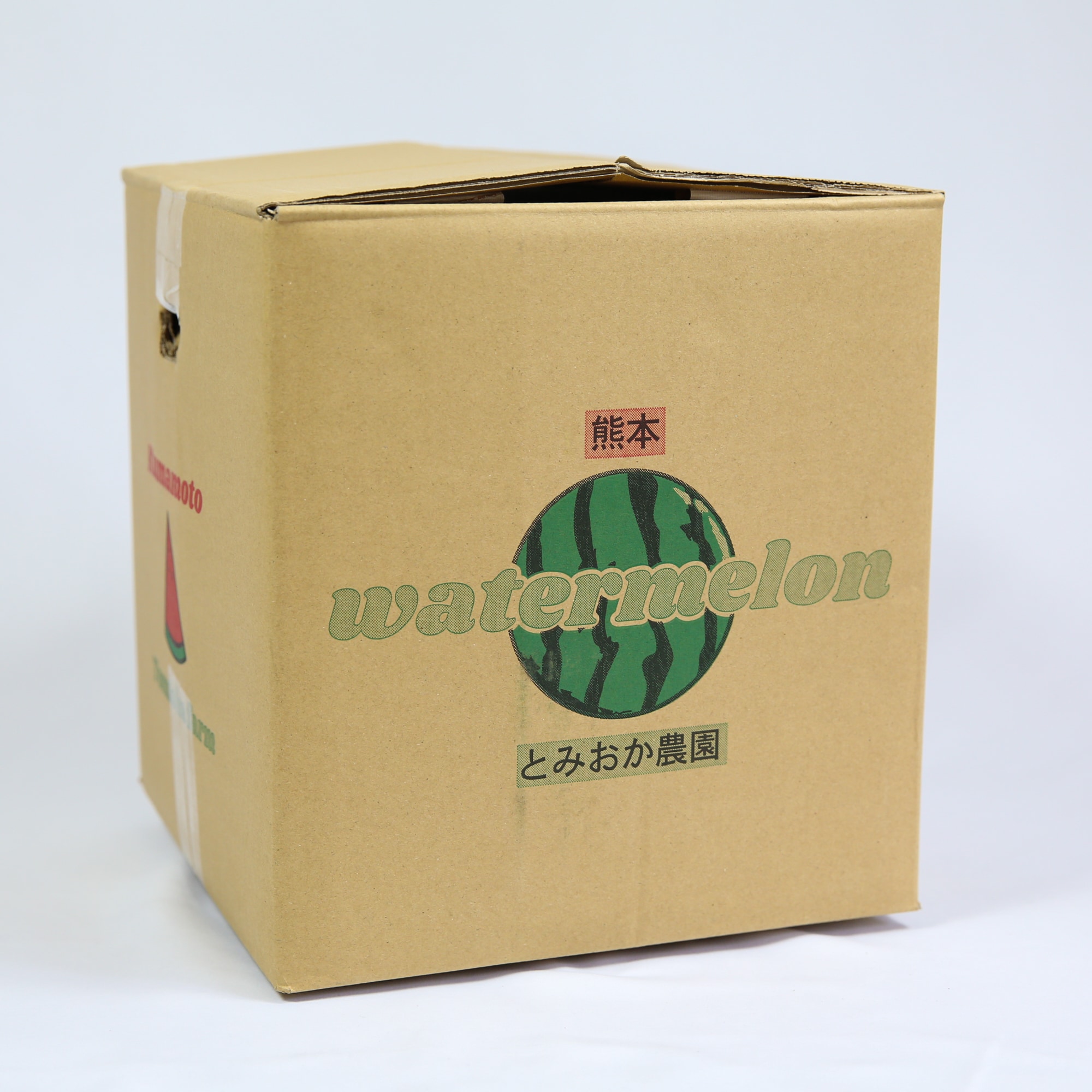 熊本県産　とみおか農園の大玉スイカ「ムーンフラッシュ」約８ｋｇ