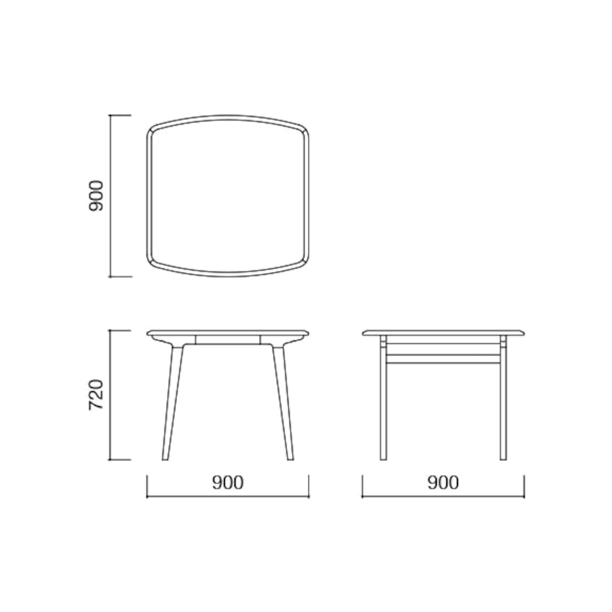 【新古品】［ＩＤＥＥ］ＩＫＩ　ＤＩＮＩＮＧ　ＴＡＢＬＥ　９００