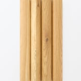 【新古品】手軽に組み立てられる木製シェルフ　棚４段　オーク材突板