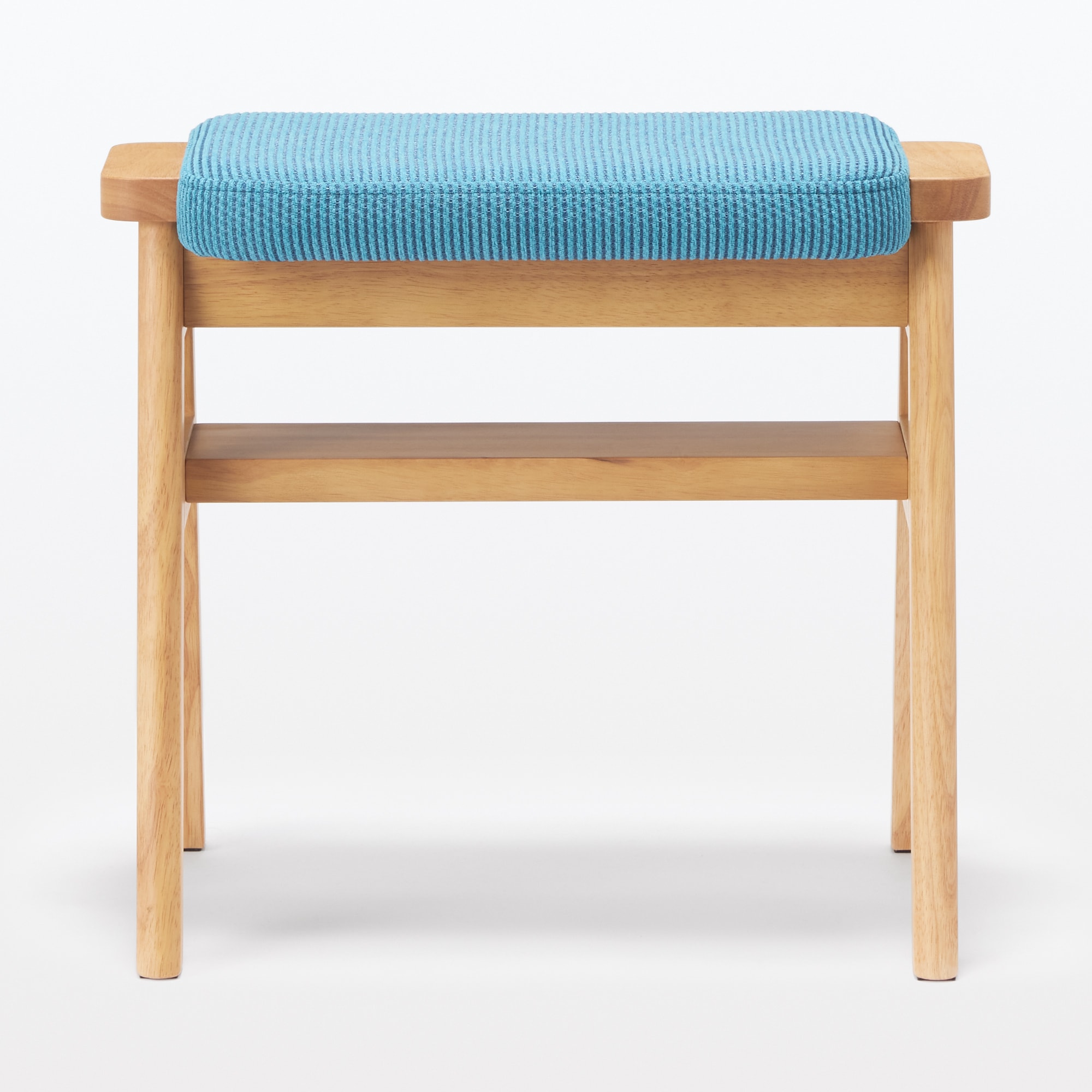 無印良品　残反をつかったスタッキングスツール　ブルー 無印良品 残反をつかったスタッキングスツール ブルー 残反を