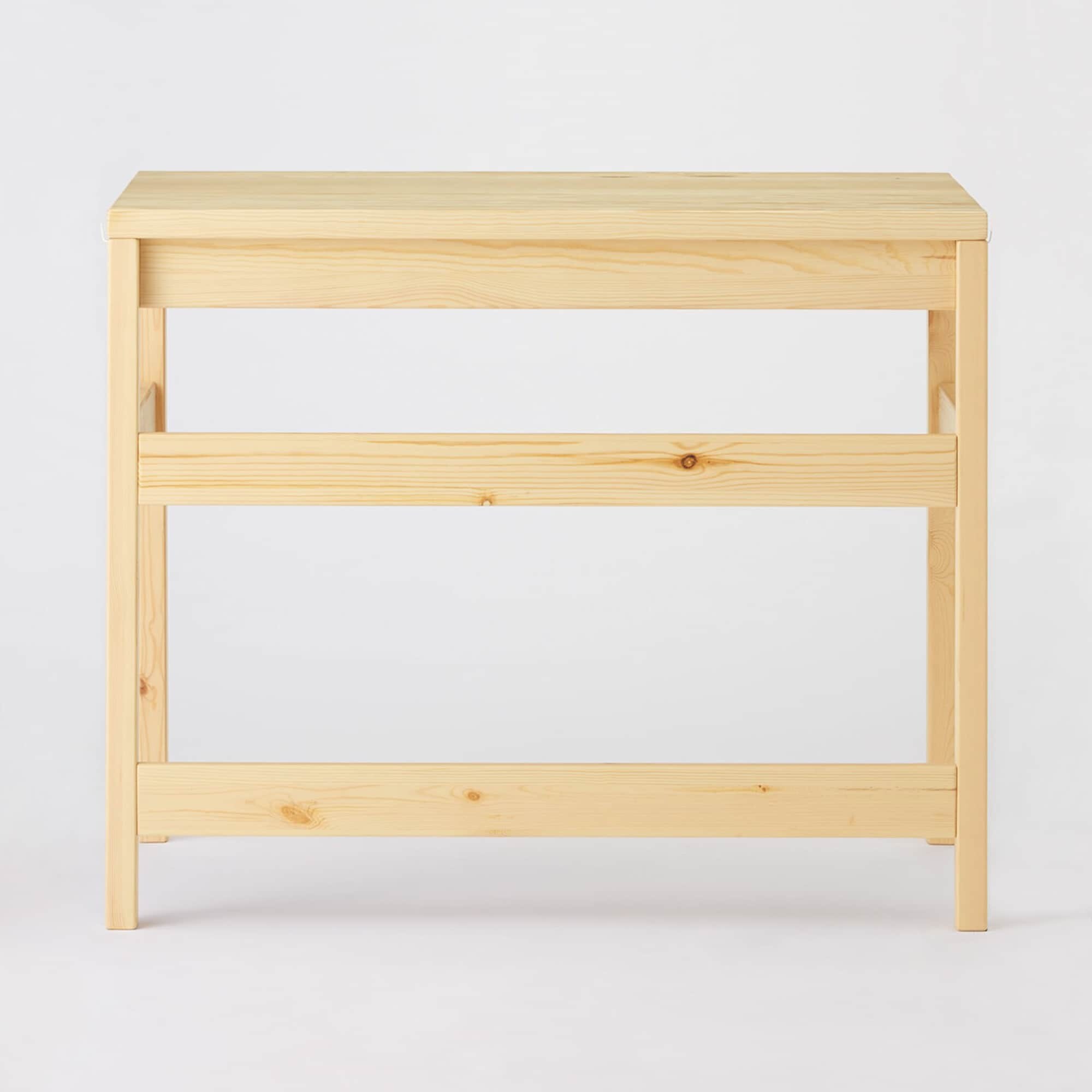 【新古品】パイン材デスク幅８６ｃｍ