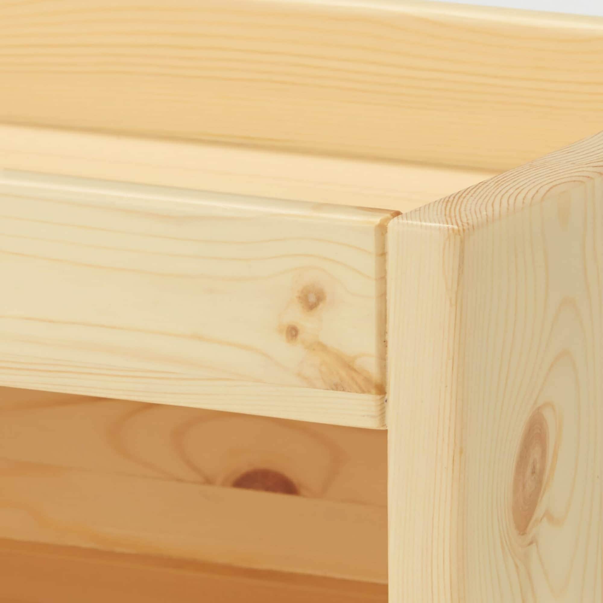 【新古品】パイン材デスクワゴン