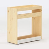 【新古品】パイン材デスクワゴン