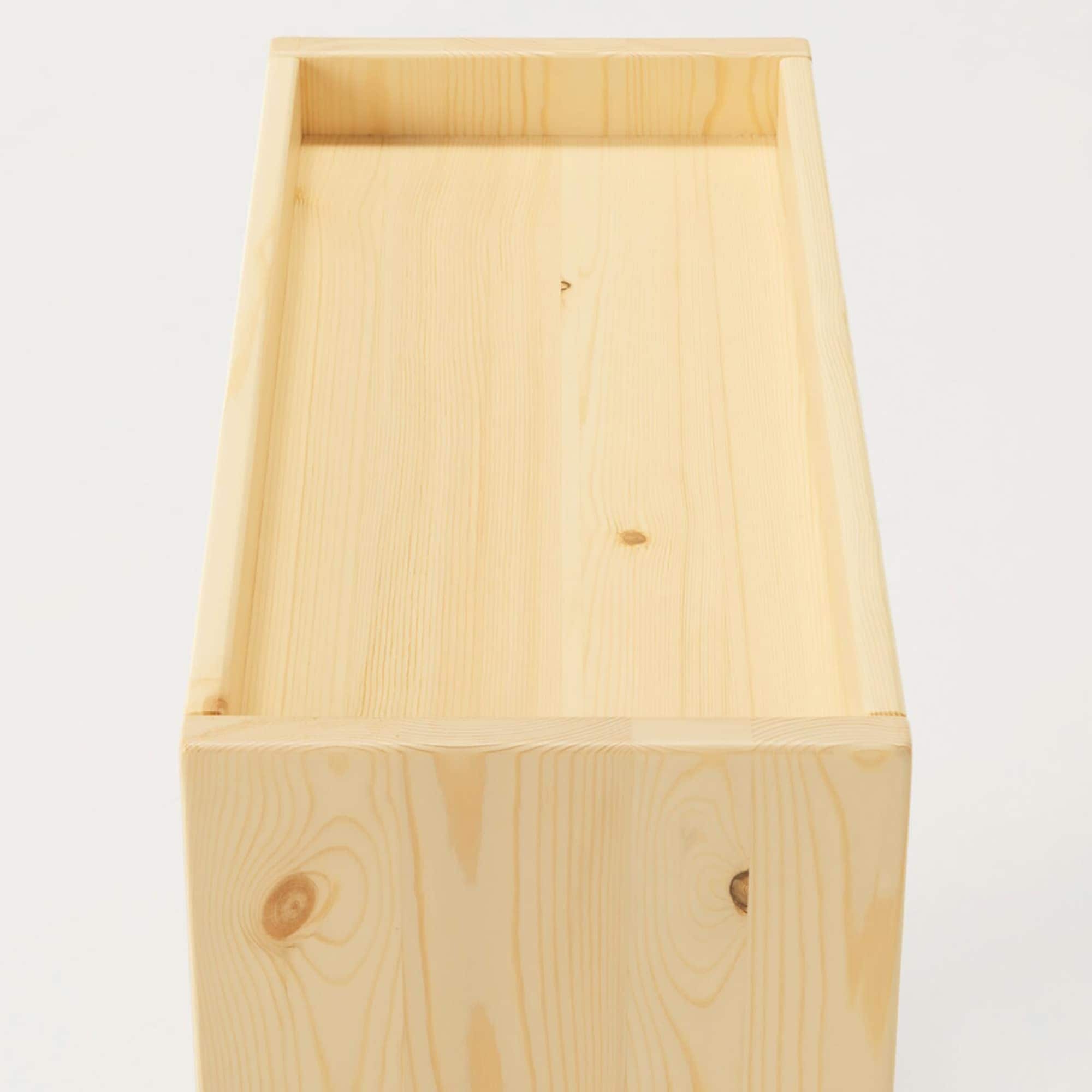 【新古品】パイン材デスクワゴン