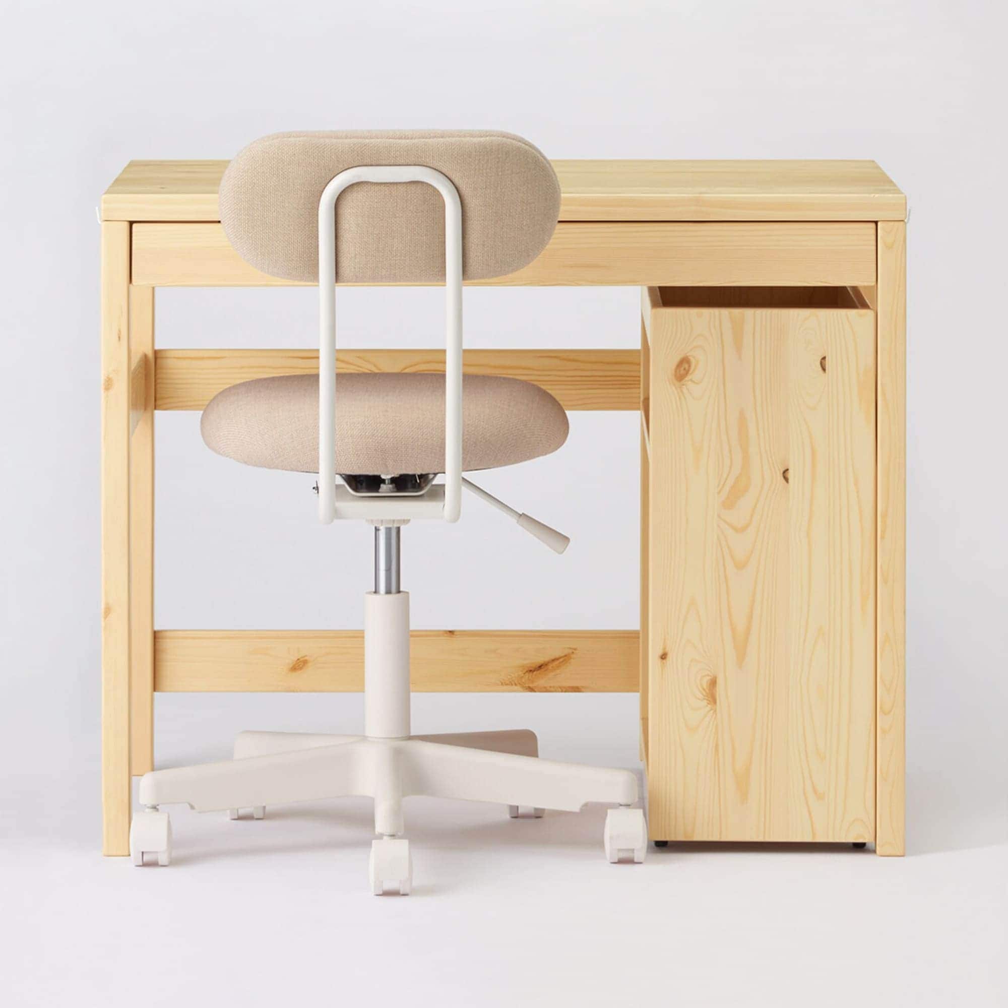 新古品】パイン材デスクワゴン | 無印良品
