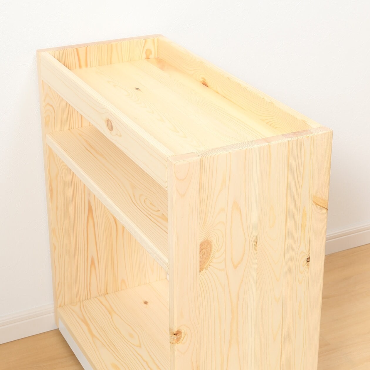 新古品】パイン材デスクワゴン | 無印良品