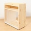 【新古品】パイン材デスクワゴン