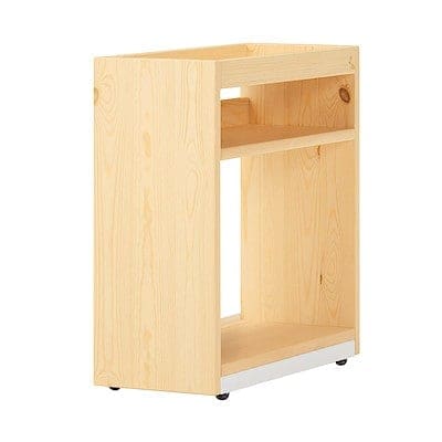 【新古品】パイン材デスクワゴン