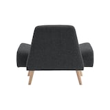 【新古品】［ＩＤＥＥ］ＡＯ　ＳＯＦＡ　（１）　ＢＯＵＣＬＥ　ＢＬＡＣＫ