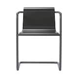 【新古品】スチールパイプチェア／ダークグレー