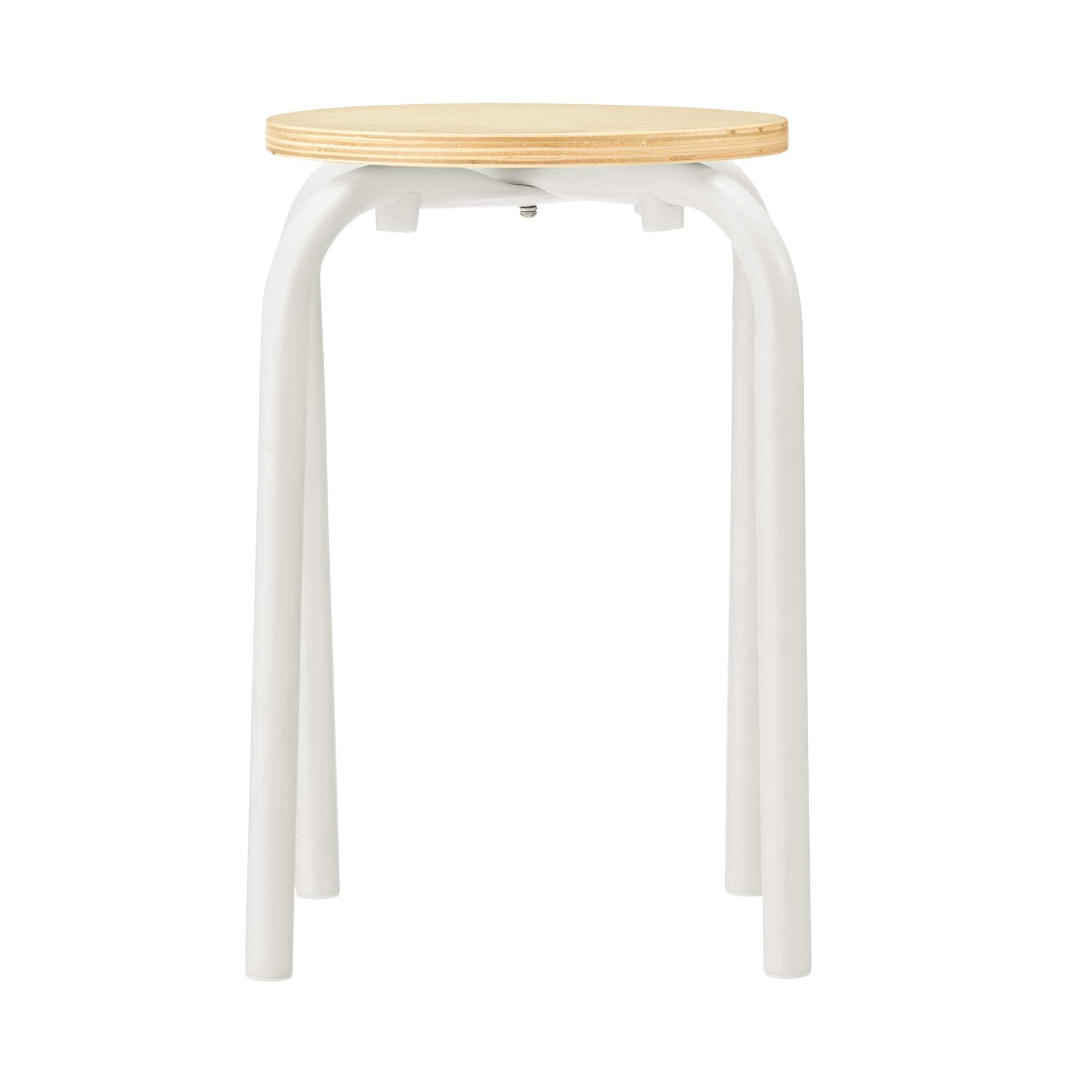 【新古品】スチールパイプスタッキングスツール