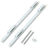 【新古品】スチールユニットシェルフ・追加用ワイヤーバスケット・ライトグレー