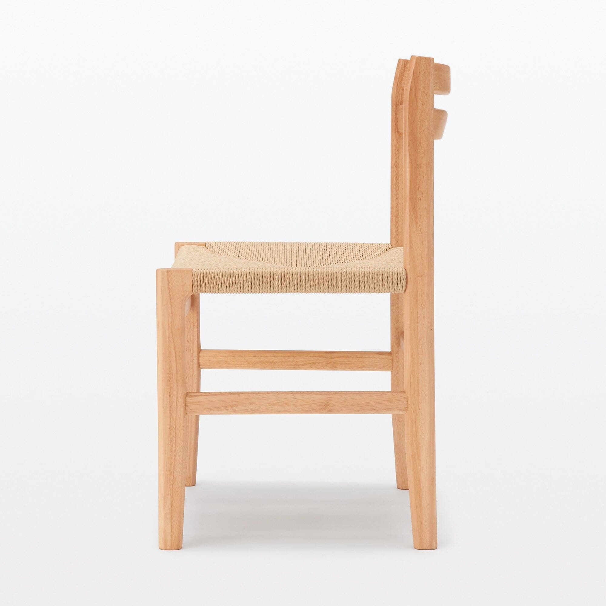 【新古品】木製ペーパーコードチェア（２脚セット）