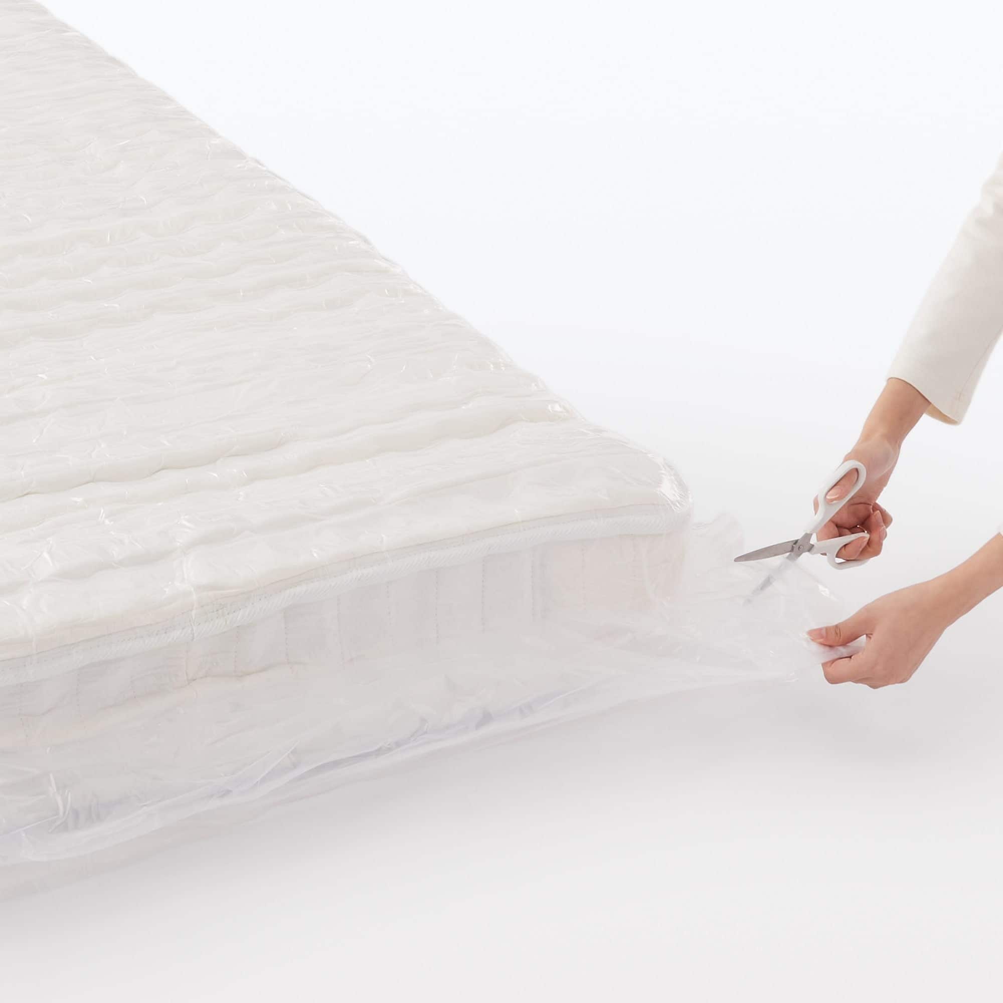 【新古品】ポケットコイルマットレス　圧縮