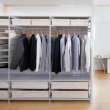 【新古品】スチールユニットシェルフ・スチール追加棚・グレー