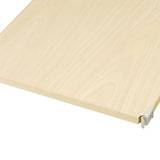 【新古品】スチールユニットシェルフ・木製追加棚・グレー