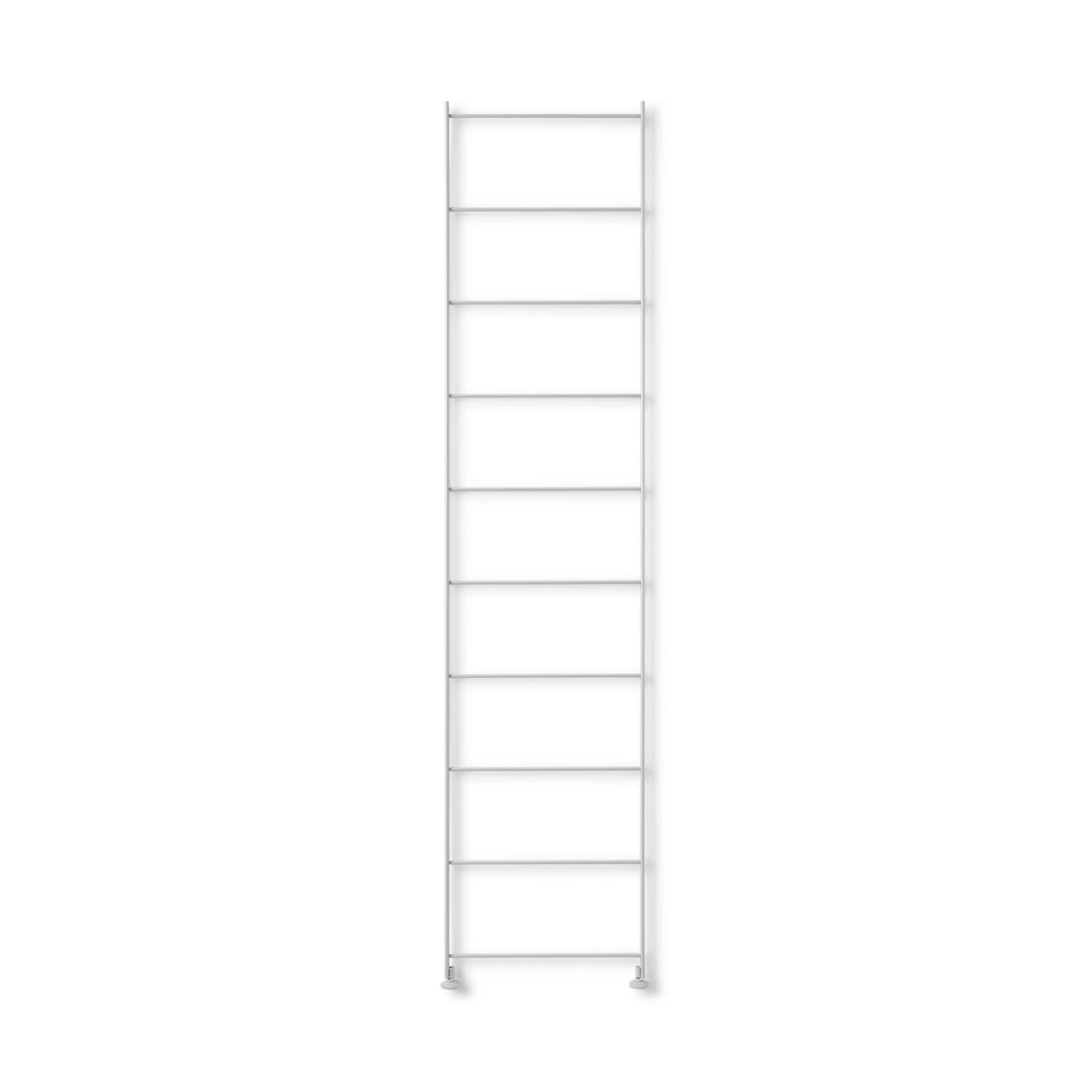 スチールユニットシェルフ　追加用帆立　　大　グレー　１７５．５ｃｍ　2本 新古品】スチールユニットシェルフ・追加用帆立・大・グレー