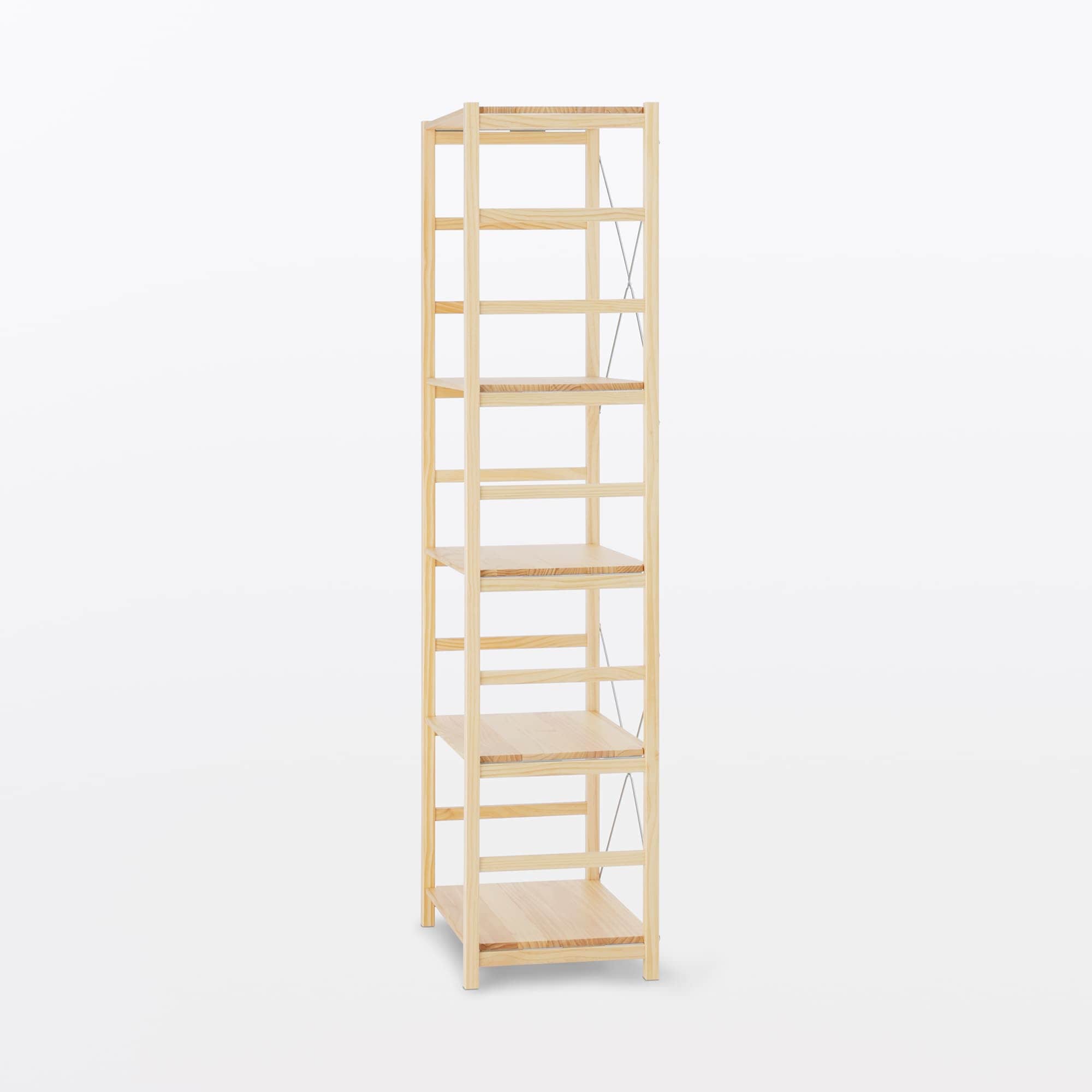 【新古品】パイン材ユニットシェルフ・５８ｃｍ幅・大