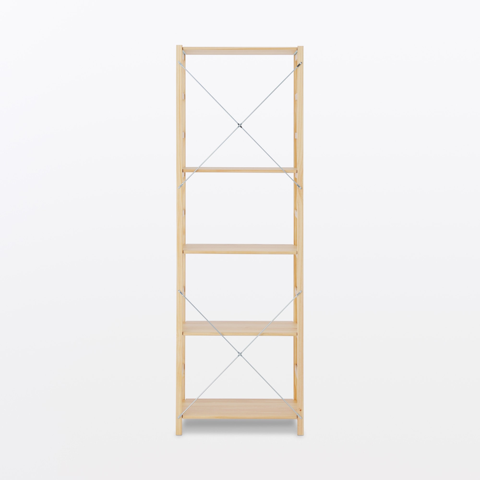 【新古品】パイン材ユニットシェルフ・５８ｃｍ幅・大