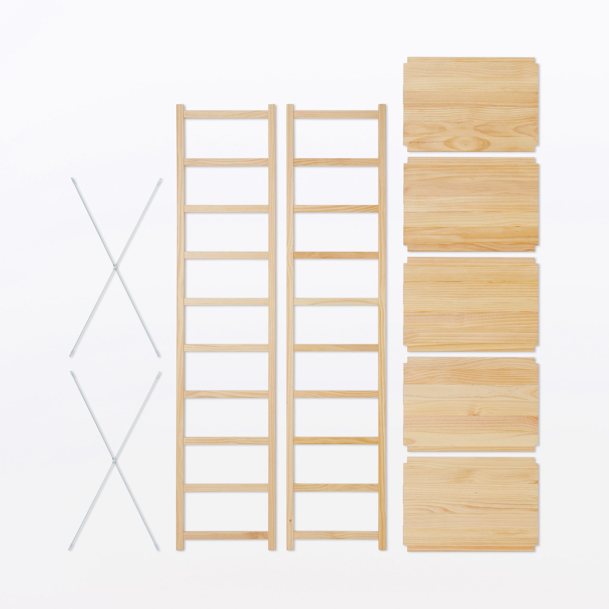 【新古品】パイン材ユニットシェルフ・５８ｃｍ幅・大