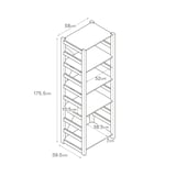 【新古品】パイン材ユニットシェルフ・５８ｃｍ幅・大