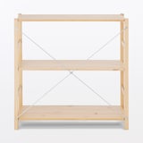 【新古品】パイン材ユニットシェルフ・８６ｃｍ幅・小