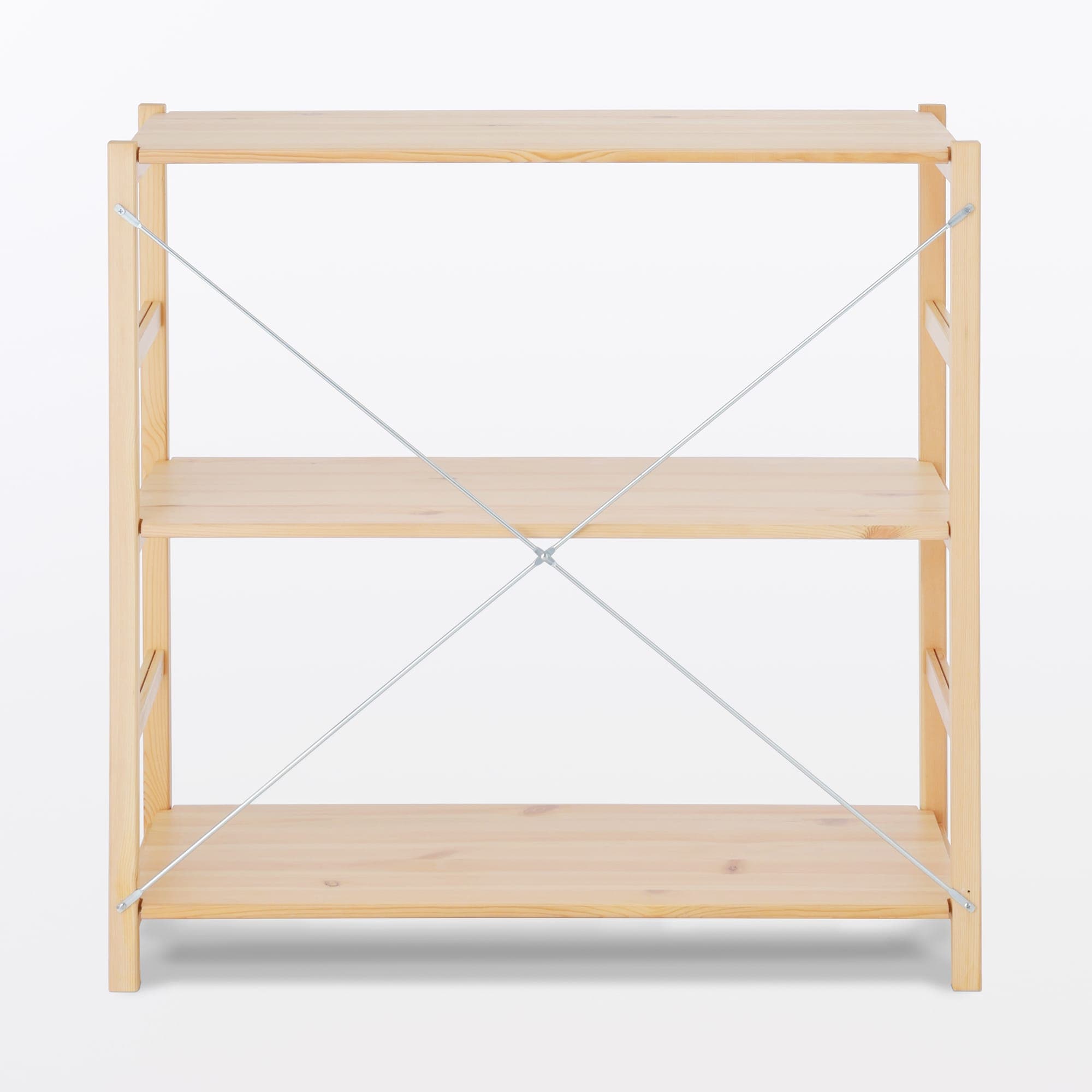 【新古品】パイン材ユニットシェルフ・８６ｃｍ幅・小