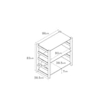 【新古品】パイン材ユニットシェルフ・８６ｃｍ幅・小