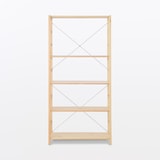 【新古品】パイン材ユニットシェルフ・８６ｃｍ幅・大