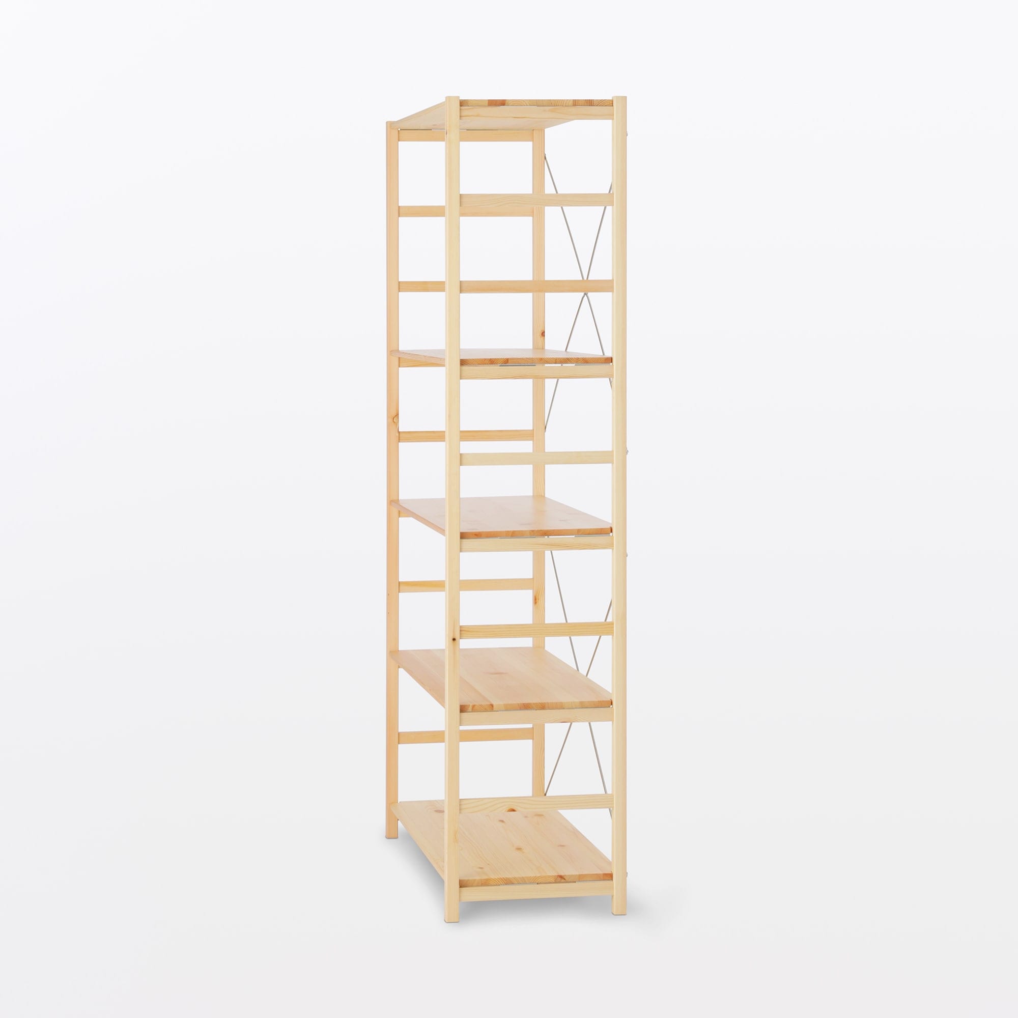 【新古品】パイン材ユニットシェルフ・８６ｃｍ幅・大