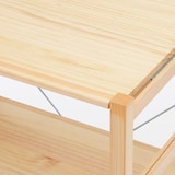 【新古品】パイン材ユニットシェルフ・８６ｃｍ幅・大