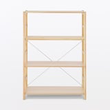 【新古品】パイン材ユニットシェルフ・８６ｃｍ幅・中