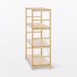 【新古品】パイン材ユニットシェルフ・８６ｃｍ幅・中