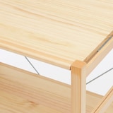 【新古品】パイン材ユニットシェルフ・８６ｃｍ幅・中