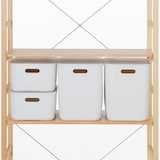 【新古品】パイン材ユニットシェルフ・８６ｃｍ幅・中