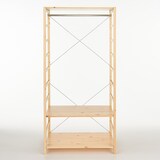 【新古品】パイン材ユニットシェルフ・ワードローブ