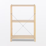 【新古品】パイン材ユニットシェルフ奥行２５ｃｍタイプ・５８ｃｍ幅・小