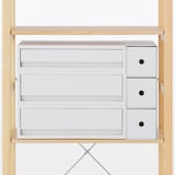 【新古品】パイン材ユニットシェルフ奥行２５ｃｍタイプ・５８ｃｍ幅・小