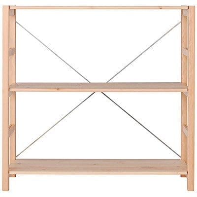 【新古品】パイン材ユニットシェルフ奥行２５ｃｍタイプ・８６ｃｍ幅・小