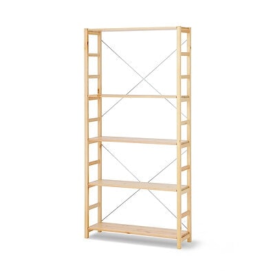 【新古品】パイン材ユニットシェルフ奥行２５ｃｍタイプ・８６ｃｍ幅・大