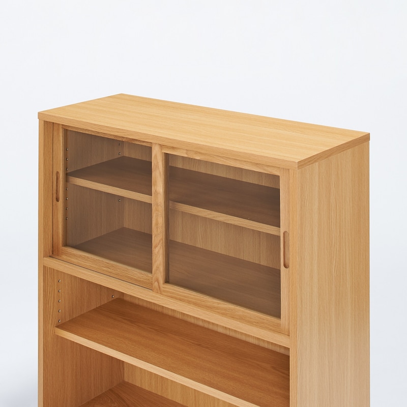新古品】木製カップボード・オーク材 | 無印良品