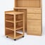 【新古品】木製カップボード・オーク材
