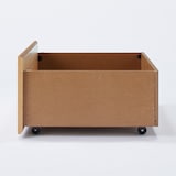 【新古品】木製ベッド・オーク材用ベッド下収納・２個セット