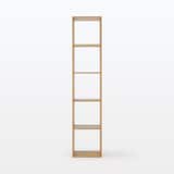 【新古品】スタッキングシェルフ・５段・オーク材