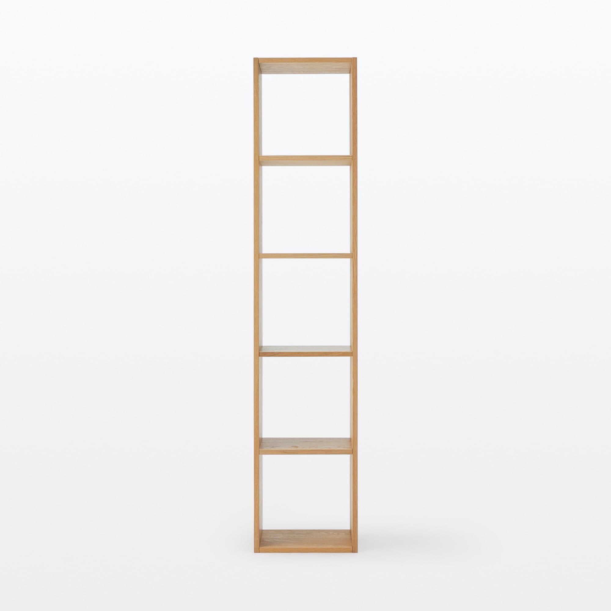 【新古品】スタッキングシェルフ・５段・オーク材