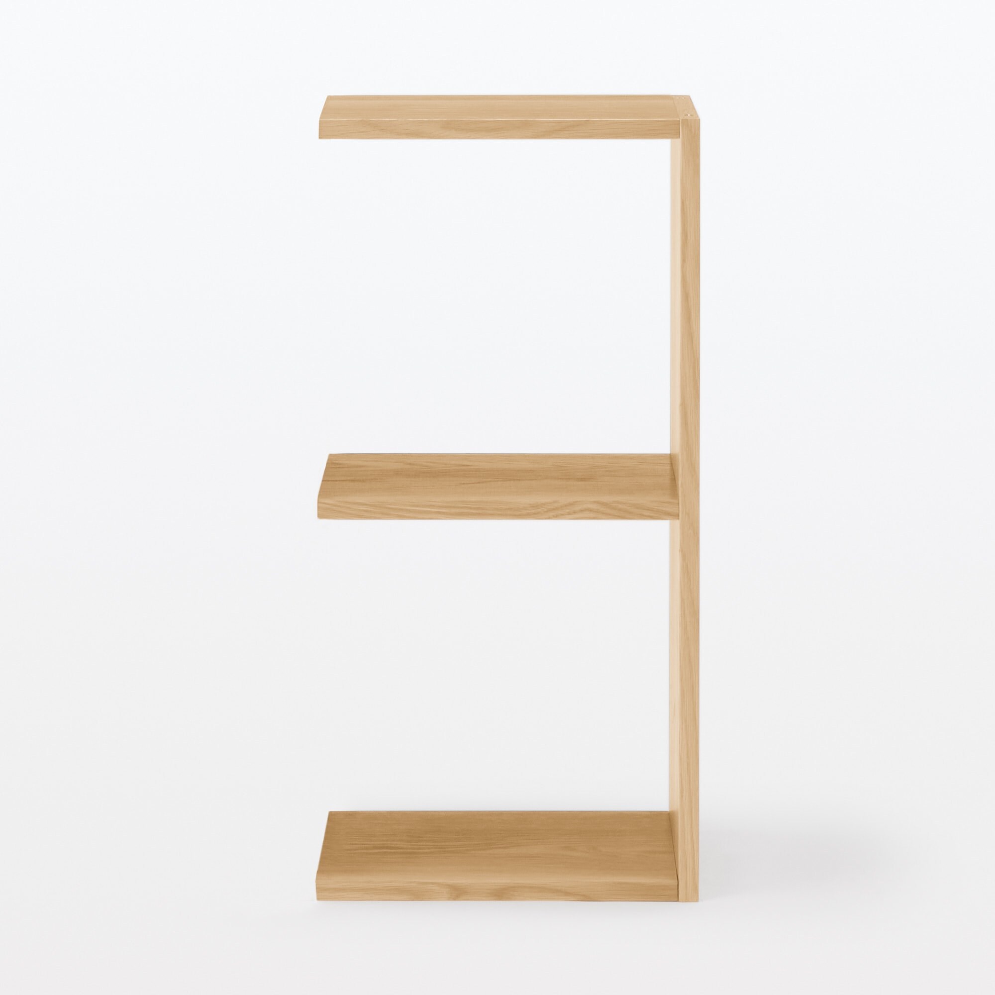 【新古品】スタッキングシェルフ・追加２段・オーク材