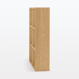 【新古品】スタッキングシェルフセット・３段×２列・オーク材