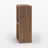 【新古品】スタッキングシェルフ・２段・ウォールナット材