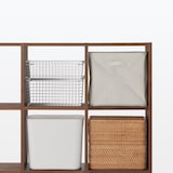 【新古品】スタッキングシェルフ・２段・ウォールナット材